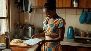 The Multitasking Baker Passport Forms and Kneading Dough photo
