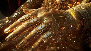Golden Gloves Mesmerizing Ellipses The ShowStopping Accessory photo