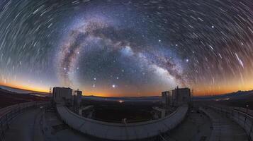 Starry Night Symphony A Celestial Ballet in Motion photo