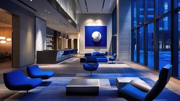 Cobalt Blue Accents Adding Style and Color to Modern Decor photo