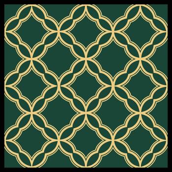 a green and gold pattern with a geometric design. Colorful Abstract Repeating Patterns. vector