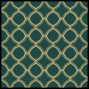 a green and gold wallpaper pattern. Dynamic Abstract Seamless Geometric Patterns. vector