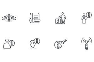 information icon. .Editable stroke.linear style sign for use web. vector