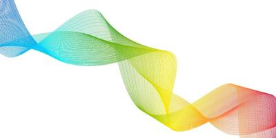 Smooth wave flow Color wave vector