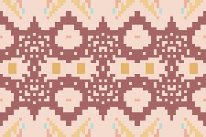 Oriental Colorful Abstract Geometric Patternfolk Embroidery, Aztec Geometric Ornament Print. Design for Carpet, Wallpaper, Clothing, Wrapping, Fabric vector