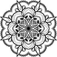 Sample Vibrant Mandala Art Circular Pattern in the Form of a Mandala Decorative Ornament in Ethnic Oriental Style. vector