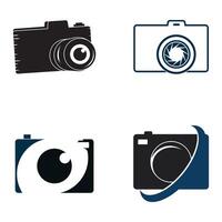 Set Camera icon template design vector