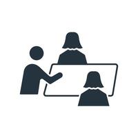 teamwork icons isolated on White Background.. vector
