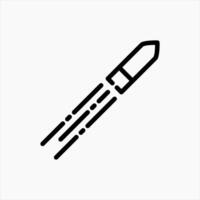 Design Illustration graphic of bullet icon with line style. Suitable for UI, mobile design, web design, etc. vector
