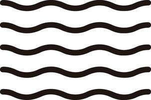 A black and white pattern with waves vector