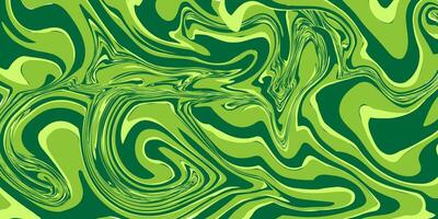 green and yellow swirls on a green marble pattern texture abstract background, vector