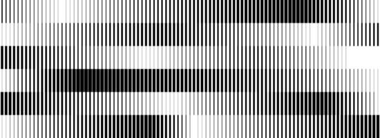 Black and white striped halftone gradient. Fading linear gradation background. Repeating strip pattern backdrop. Parallel lines wallpaper for overlay, print, cover. Doppler effect concept vector