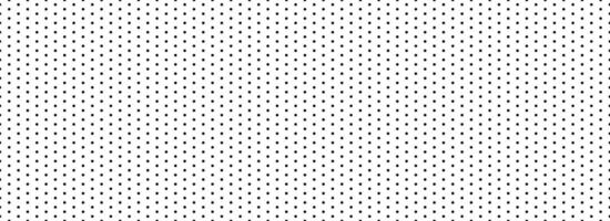 Seamless dotted repeated texture. Black and white polka dot pattern. Repeating endless dotted texture. All over halftone wallpaper. Regular grid background. Swatch template for textile, fabric vector
