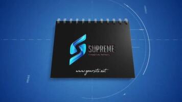 Business Notebook Unveil motion_graphic