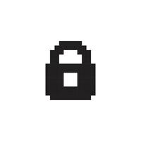 key icon pixel art , illustration on isolated background. vector