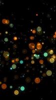 4k Abstract Bokeh Background Loop Multi Color video