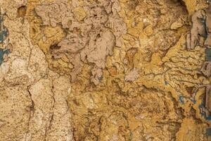 The texture of an ancient stone wall in the narrow streets of Malta's historic quarters. photo