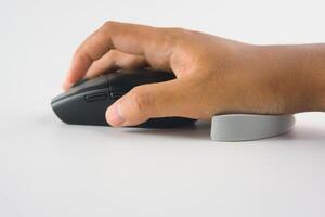 Ergonomic Use of a Computer Mouse with Wrist Support photo