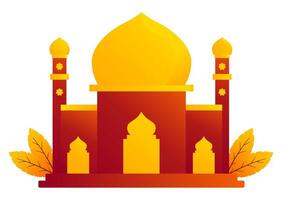 Gradient Simple Mosque Artwork vector