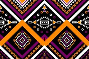ethnic geometric pattern design for background. vector