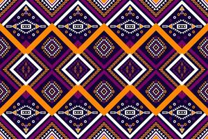 ethnic geometric pattern design vector