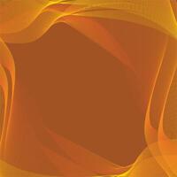 Orange wave abstract background . vector