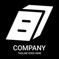 Abstract number 8 logo in square shape. Sports edition. This cool pro logo is suitable for tshirts, hats, etc. vector