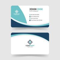 Clean and Elegant Business Card Layout vector