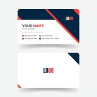 Customizable and Clean Business Card Design vector