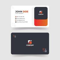 Print-Ready Business Card Template vector