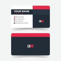 Clean Branding Business Card Template vector