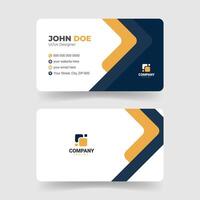 Modern Abstract Business Card Design Template vector
