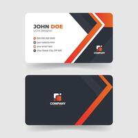Abstract Business Card Layout vector