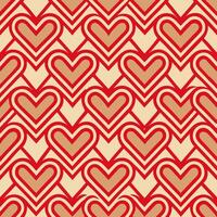 Heart patterns seamless design graphic art digital background abstract style seamless texture vector