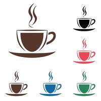 Charming Tea Tea Cup Set Illustrations Modern and Playful Graphics for Culinary-Themed Artwork vector