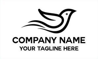 bird with simple design vector