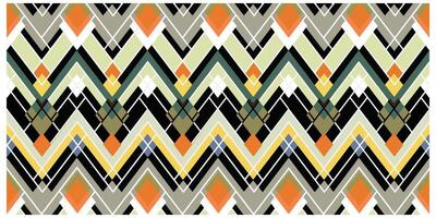 Abstract geometric pattern with overlapping colorful shapes on a light background. vector