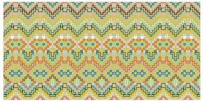 Abstract colorful pattern with geometric shapes and symmetrical design. vector