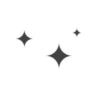 sparkle star icon symbol design illustration on white background vector