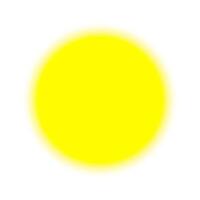 yellow circle blurred sun Feeling sunny and bright today summer collection features this cheerful sun design vector