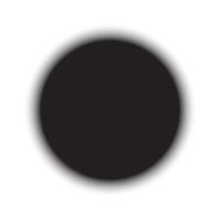 dark blurred circular eclipse black design illustration isolated on white background vector