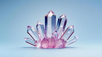 Iridescent Crystal Points on Lavender Backdrop - A Symbol of Elegance.jpg photo
