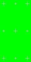 Green screen vertical template with chroma key technology. Features tracking marks for social media content creation. flat design. vector