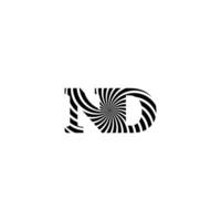 Luxurious ND DN Logo for Timeless and Professional Use vector