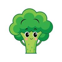 Broccoli vegetable background vector