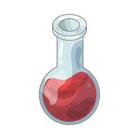 illustration of Lab Flasks vector
