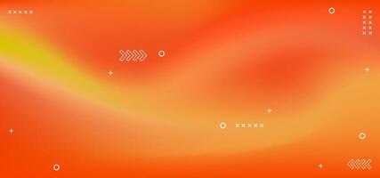 A gradient background with a lot of dots and arrows. The background is orange and the dots vector