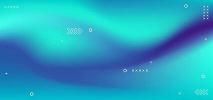 A vibrant blue gradient background with a lot of white dots and arrows scattered throughout vector