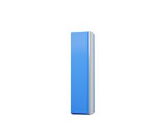 Blue Small Letter l Alphabet l Gleams With Its Sleek Modern Design With Sharp Edges 3D Illustration png