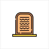 The torah icon, a symbol of the jewish religion vector